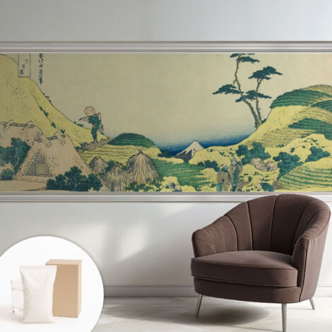 Tapete Tapete Vliestapete mit Kleber - Fototapete mit Motiv - Wandtapete modern - Wanddeko Ländliche Landschaft 250x104 cm