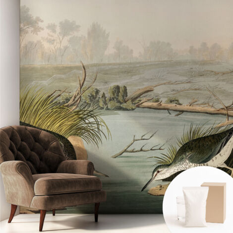 Tapete Tapete Vliestapete mit Kleber - Fototapete mit Motiv - Wandtapete modern - Wanddeko Ruhige Landschaft 250x250 cm