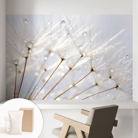 Tapete Tapete Vliestapete mit Kleber - Fototapete mit Motiv - Wandtapete modern - Wanddeko Taubkraut 104x70 cm