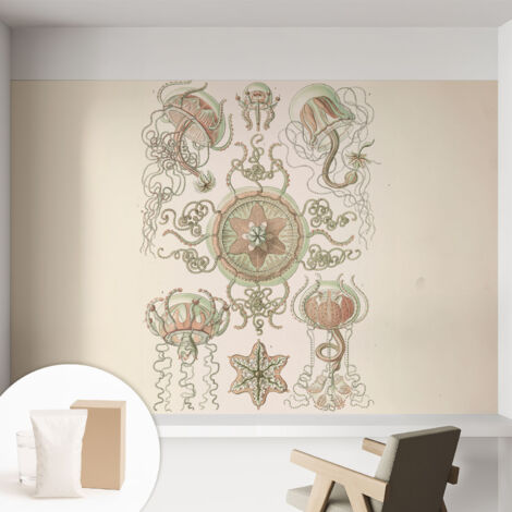 Tapete Tapete Vliestapete mit Kleber - Fototapete mit Motiv - Wandtapete modern - Wanddeko Unterwasserwelt 152x104 cm