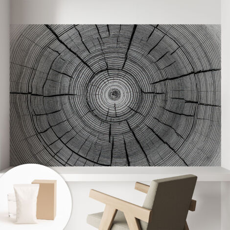 Tapete Tapete Vliestapete mit Kleber - Fototapete mit Motiv - Wandtapete modern - Wanddeko Waldharmonie 104x70 cm