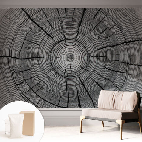 Tapete Tapete Vliestapete mit Kleber - Fototapete mit Motiv - Wandtapete modern - Wanddeko Waldharmonie 312x219 cm