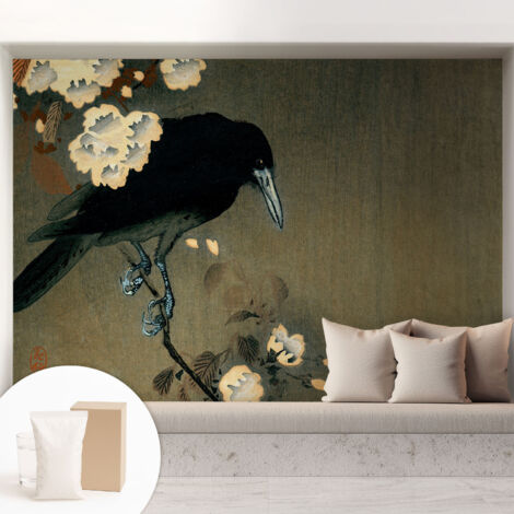 Tapete Vliestapete mit Kleber - abwaschbar - Arbeitszimmer - Esszimmer- Top Qualität Exotische Natur 208x146 cm