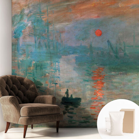 Tapete Vliestapete mit Kleber- abwaschbar - Raumgestaltung  Schlafzimmer Wohnzimmer Tapete Hafenlandschaft 250x250 cm