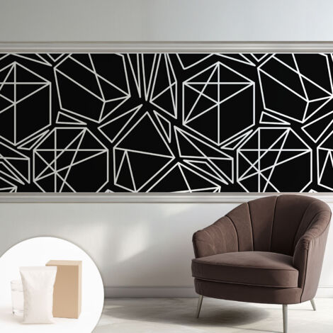 Tapete Vliestapete mit Kleber- abwaschbar - Raumgestaltung  Schlafzimmer Wohnzimmer Tapete Moderne Abstraktion 250x104 cm