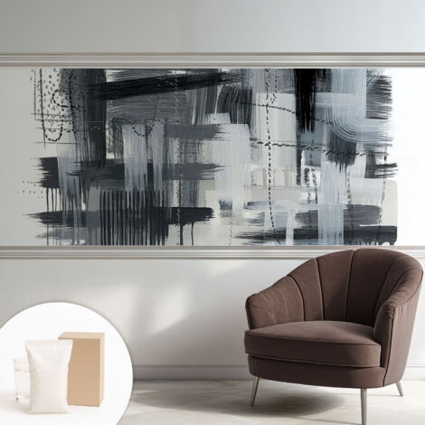 Tapete Vliestapete mit Kleber- abwaschbar - Raumgestaltung  Schlafzimmer Wohnzimmer Tapete Moderne Kunst 250x104 cm