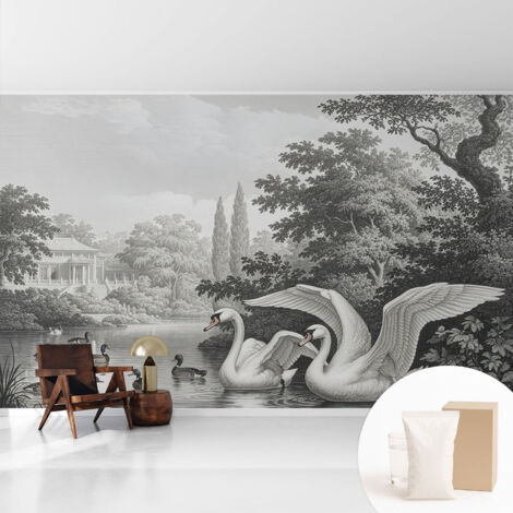 Tapete Vliestapete mit Kleber - Fototapete mit Motiv - Wandtapete modern - Wandgestaltung Die Eleganz der Natur 416x254 cm
