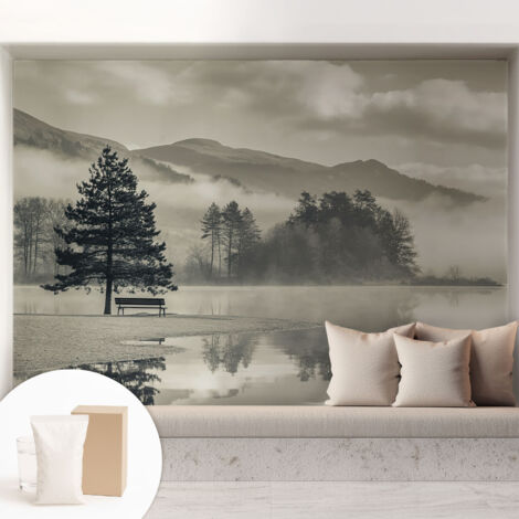 Tapete Vliestapete mit Kleber - Fototapete mit Motiv - Wandtapete modern - Wandgestaltung Romantische Landschaft 208x146 cm