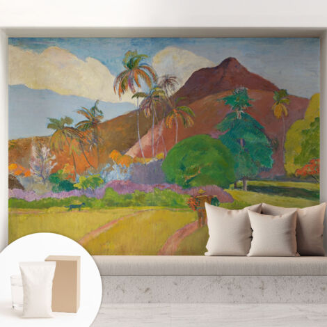 Tapete Vliestapete mit Kleber für Wohnzimmer Schlafzimmer Küche - Wanddekoration  Exotische Natur 208x146 cm