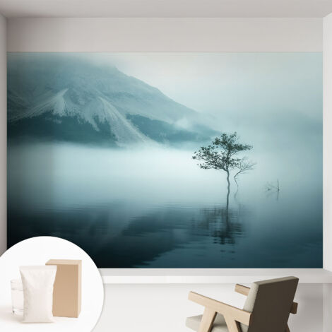 Tapete Vliestapete mit Kleber für Wohnzimmer Schlafzimmer Küche - Wanddekoration Mystik der Natur 152x104 cm