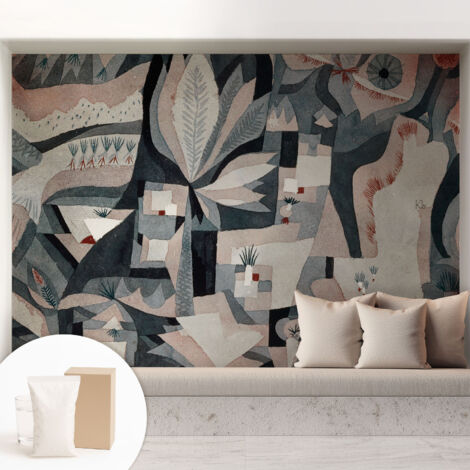 Tapete Vliestapete mit Kleber modern - Wanddeko für Küche - Klebefolie Wand - luxus Look Abstraktion der Natur 208x146 cm