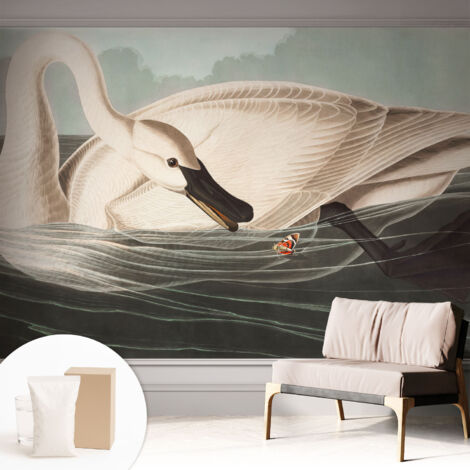 Tapete Vliestapete mit Kleber modern Wohnzimmer - Wanddeko Schlafzimmer - Tapete mit Motiv Harmonie der Natur 312x219 cm