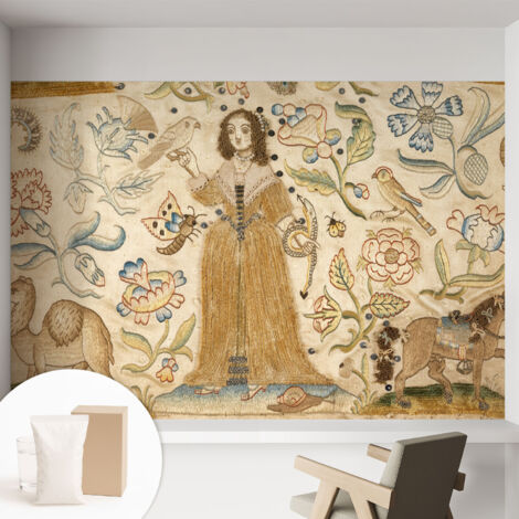 Tapete Vliestapete mit Kleber - modernes Design - Wohnungsdeko - geruchslos - langlebig Farbenfrohe Natur 152x104 cm