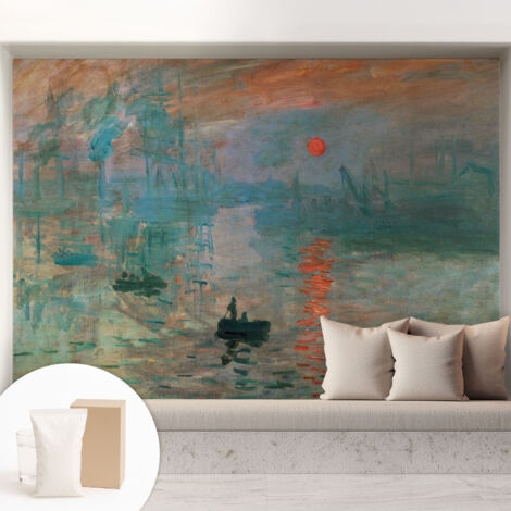 Tapete Vliestapete mit Kleber - modernes Design - Wohnungsdeko - geruchslos - langlebig Hafenlandschaft 208x146 cm