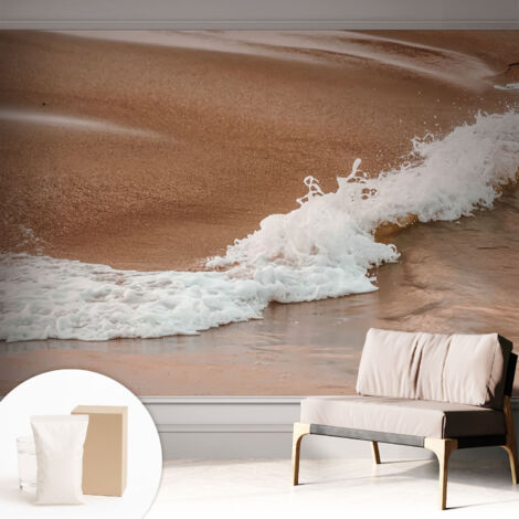 Tapete Vliestapete mit Kleber - trendige Wanddeko - elegant Fototapete für Wohnzimmer - Schlafzimmer Meeresbrise 312x219 cm