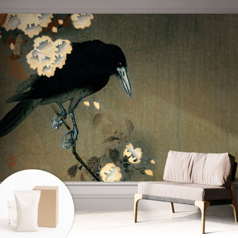 Tapete Vliestapete mit Kleber Wandtapete modern - Tapete mit Motiv - Tapete Schlafzimmer Exotische Natur 312x219 cm