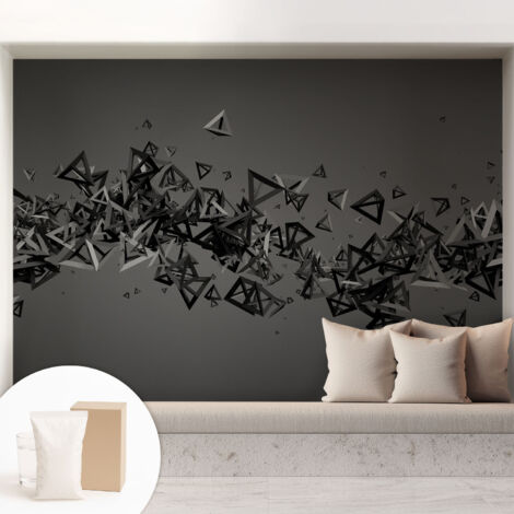 Tapete Vliestapete mit Kleber Wandtapete modern - Tapete mit Motiv - Tapete Schlafzimmer Geometrische Abstraktionen 208x146 cm