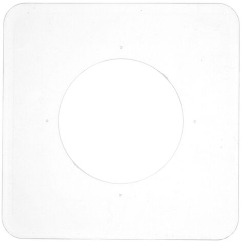 Tapetenschoner 1-fach transparent 2x Schalterdosen & Abzweigdosen