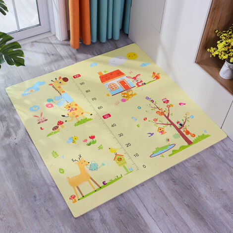 Tapetes de juego para bebés - Tapete de juego para niños pequeños - Tapete de espuma - Tapete para desarrollo sensorial y motor - Regalo para baby shower - 60 x 60 cm