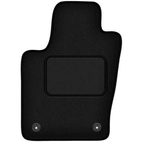 Tapicería negra mate para el asiento del conductor de: Dodge Durango III de 7 plazas (2010-2020)