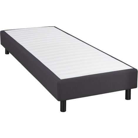 TAPIKIT - Sommier Tapissier Démontable 90x190cm Anthracite
