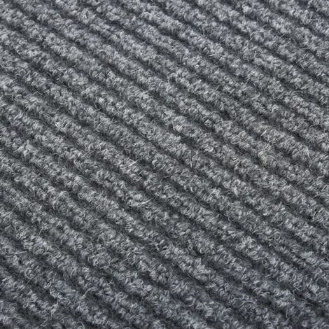 Tapis 100x150 cm Tapis de salon  Tapis d'entrée Gris 80308