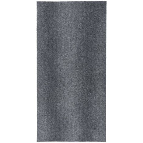 Tapis 100x200 cm Gris vidaXL