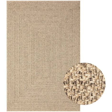 Tapis 120x170 aspect jute intérieur et extérieur