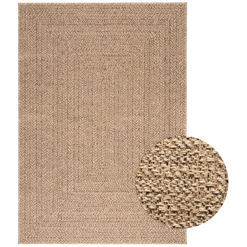 Maison Chic - Tapis 120x170 cm Tapis de salon Tapis d'entrée aspect jute intérieur et extérieur 25781