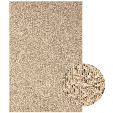 Tapis 140x200 aspect jute intérieur et extérieur