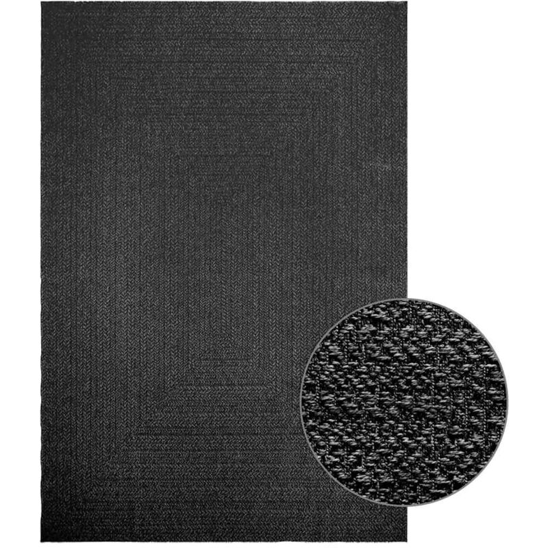 Vidaxl - Tapis zizur 200x290 cm aspect de jute intérieur extérieur