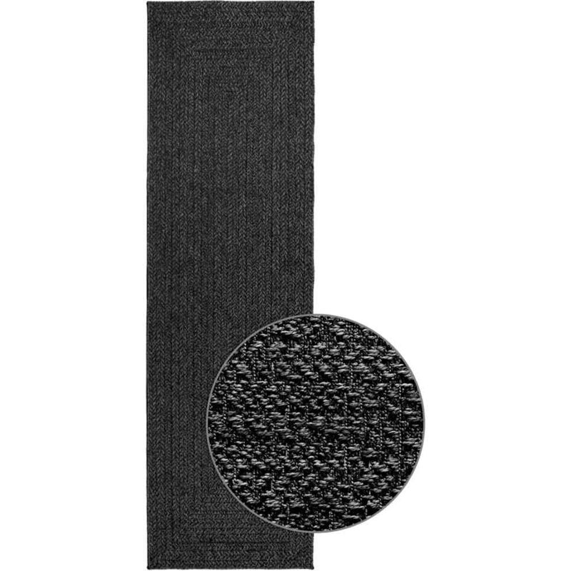 Vidaxl - Tapis zizur 80x250 cm aspect de jute intérieur extérieur