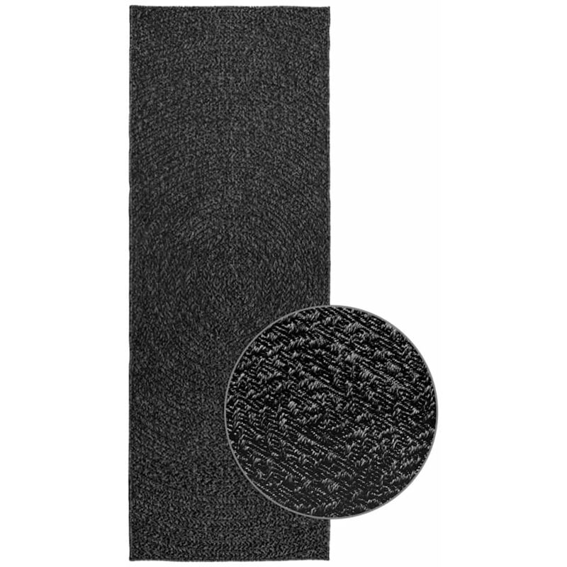 Vidaxl - Tapis zizur 80x200 cm aspect de jute intérieur extérieur