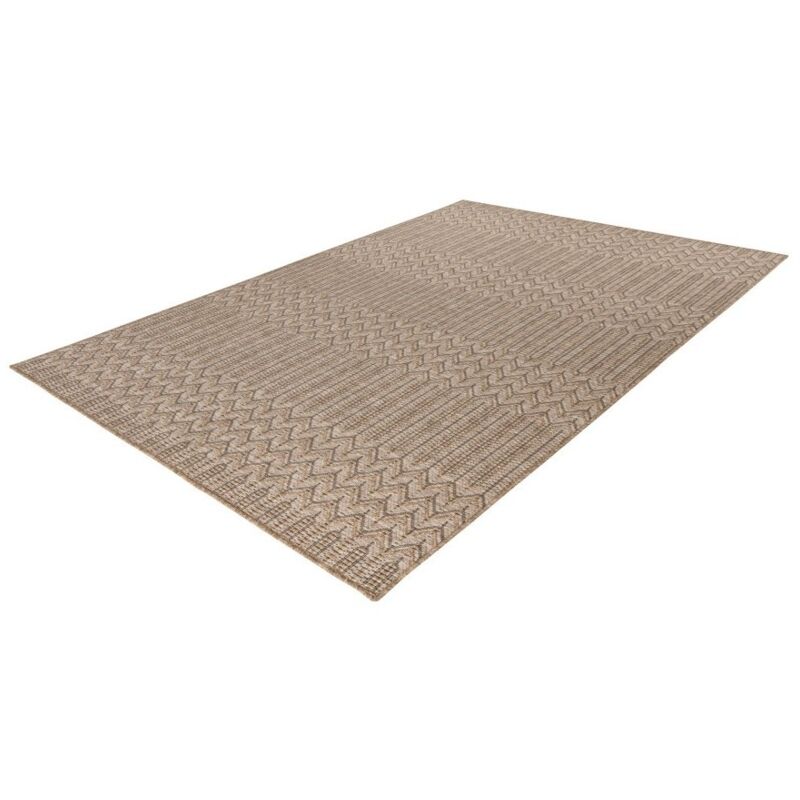 Meublorama - Tapis 150x80 cm – Design C103A coloris naturel – Élégance et douceur pour votre intérieur