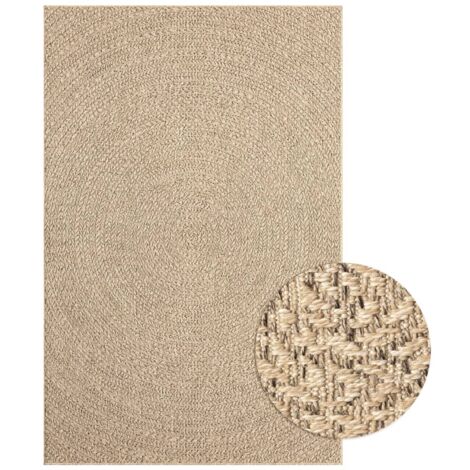 Tapis 160x230 aspect jute intérieur et extérieur