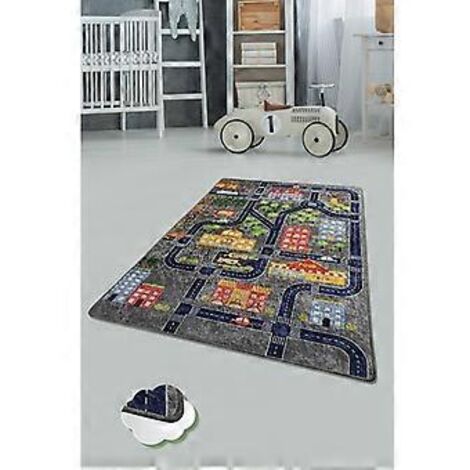 Tapis (200 x 290) Petite Ville - Gris