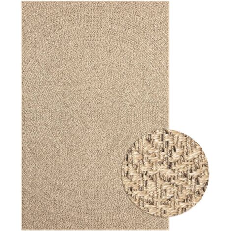 Tapis 200x290 aspect jute intérieur et extérieur