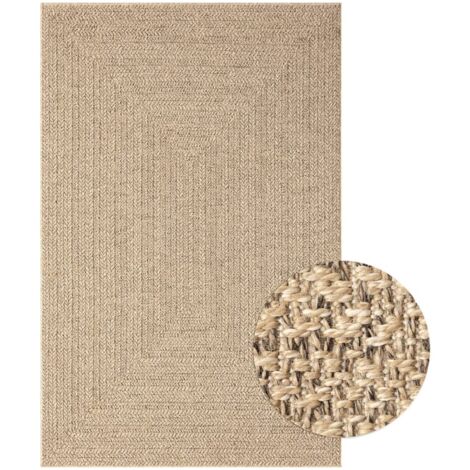 Tapis 200x290 aspect jute intérieur et extérieur