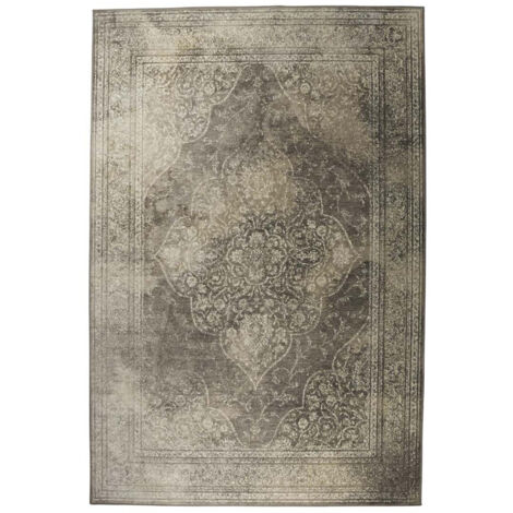 Tapis 200x300 cm en tissu beige - RUGGED