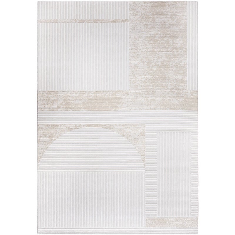 Privatefloor - Grand Tapis Design Contemporain et Moderne - Beige (290x200 cm) - Awa Beige