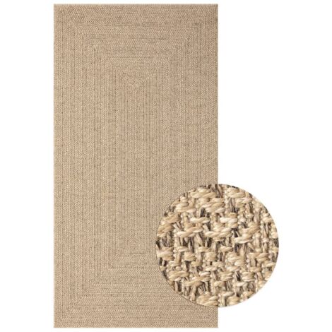 Tapis 80x150 aspect jute intérieur et extérieur