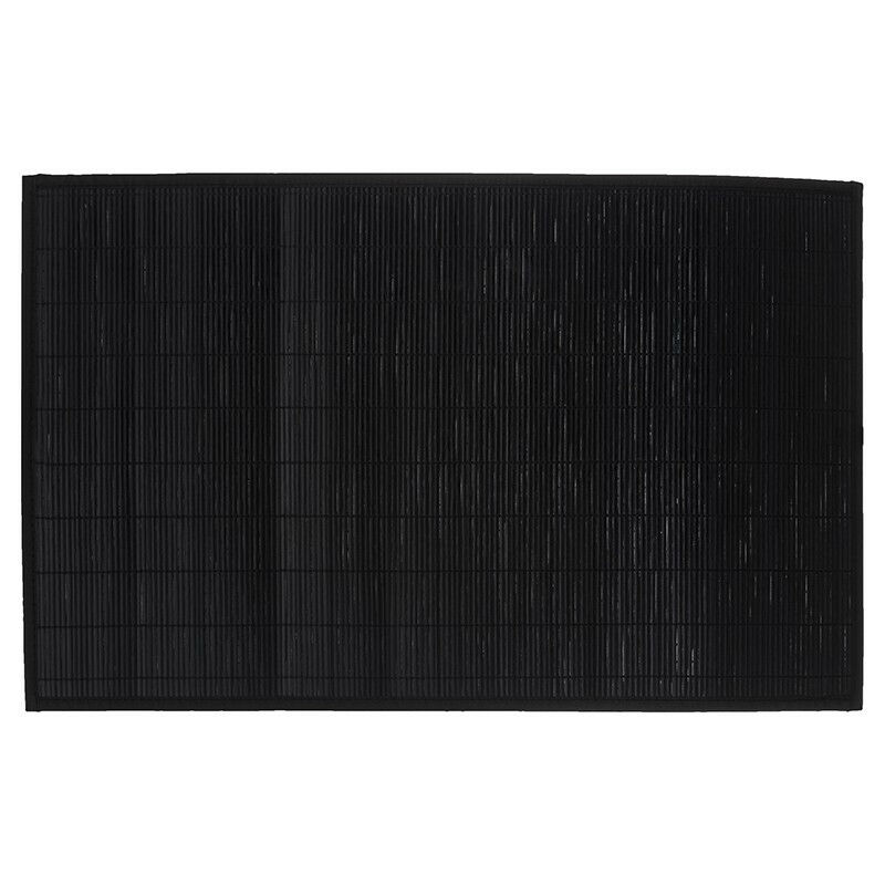 5five Simply Smart - Tapis de bain en lattes de bambou noir 120 x 170 cm avec livraison gratuite