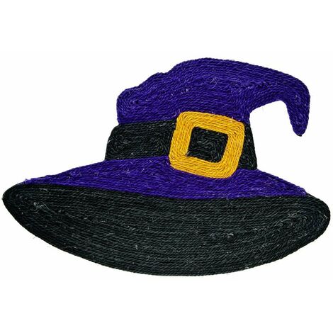 Tapis à gratter pour chat en forme de chapeau de sorcière Halloween