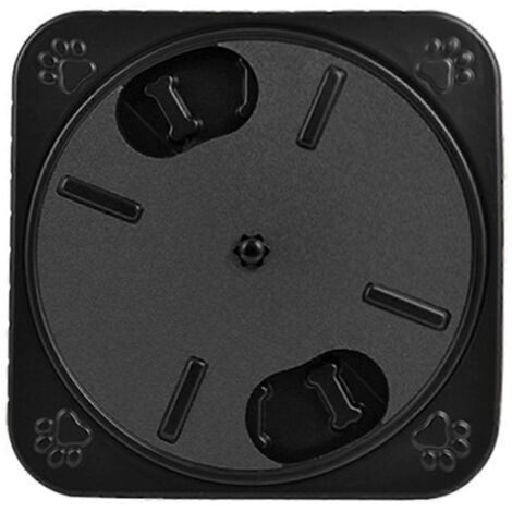 Tapis à griffer pour chien, panneau à griffer pour chien avec compartiments à friandises, noir