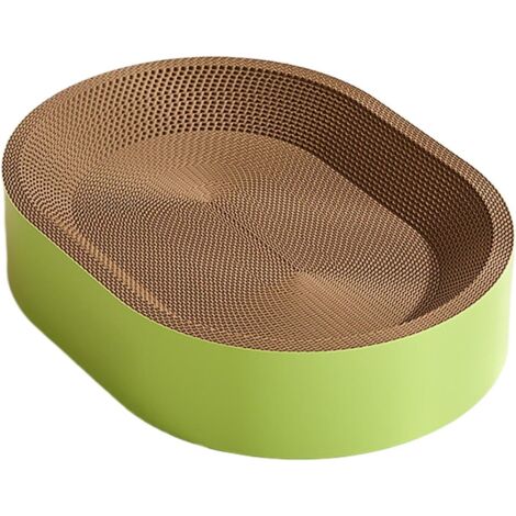 Tapis à Griffoir pour Chat, Griffoir en Carton, Accessoire Interactif pour
