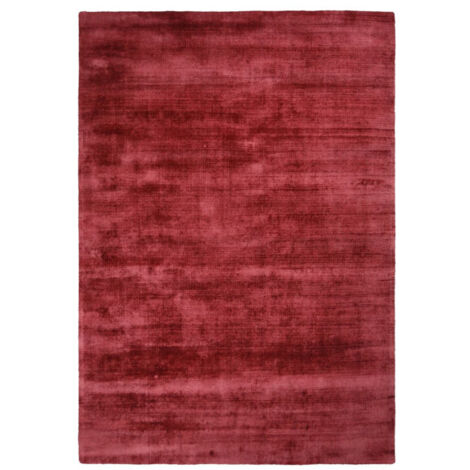 Tapis à Poils Courts Fait Main "Luxury I" Rouge 80 x 150 cm
