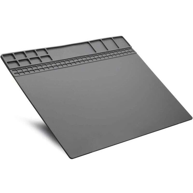 Tapis à Souder en Silicone Tapis de Soudure Résistant à la Chaleur avec Magnétique Tapis de Réparation de Silicone Antidérapant résistant à la