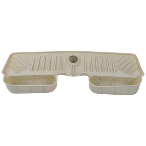 Tapis absorbant pour robinet de cuisine, protection anti-éclaboussures pour évier, silicone blanc crème.