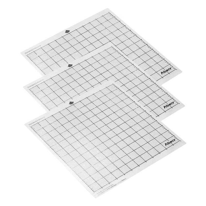 Fei Yu - Tapis adhésif spécial pour machine de découpe, grille de mesure de 12 pouces, matériau pp translucide de remplacement, avec film transparent