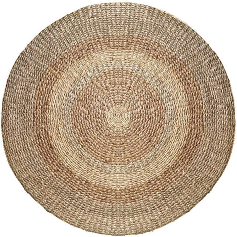 Rendez-vous Déco - Tapis rond naturel en posidonie 120 cm - angola